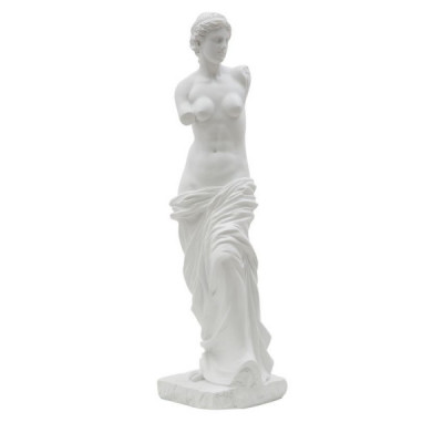 SCULTURA STATUA WOMAN CM 14X12X49