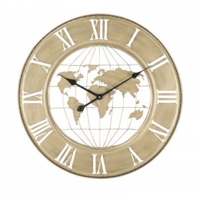 OROLOGIO DA MURO WORLD GOLD CM 
Ø 63X3