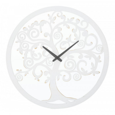 OROLOGIO DA MURO WHITE TREE CM Ø 55X4,5