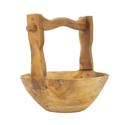 S/TASCHE TIMBO IN TEAK RICICLATO CM 32X25X27 (PEZZI UNICI - NON RIP. IN SERIE)