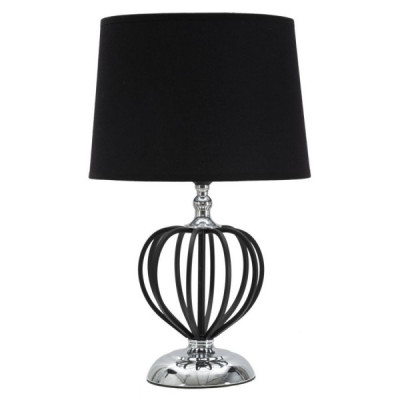 LAMPADA DA TAVOLO DARKY SILVER CM Ø28X44,5