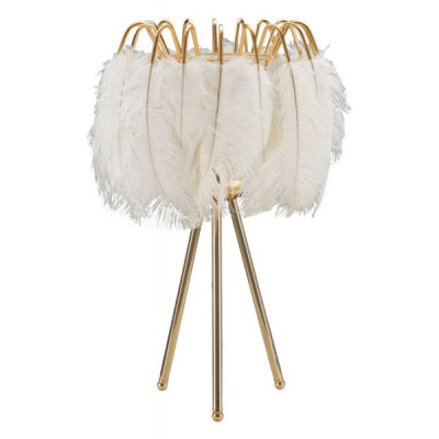 LAMPADA DA TAVOLO FEATHER STAND CM Ø 40X60