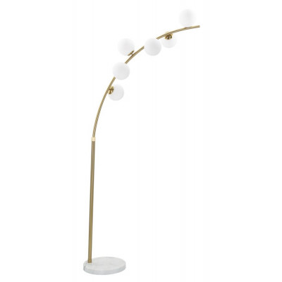 LAMPADA DA TERRA GLAMY ARC 6 LUCI CM 130X45X220-246