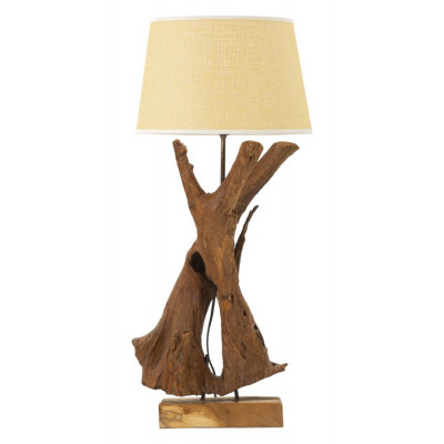 LAMPADA TEAK DA TAVOLO CM Ø 35X80