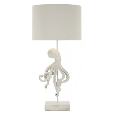 LAMPADA DA TAVOLO OCTOPUS BIANCA CM Ø 30,5X64,5