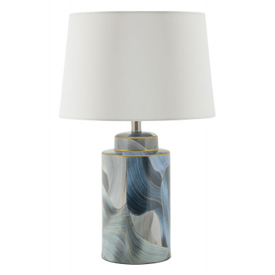 LAMPADA DA TAVOLO CERAMICA ELEGANT CM Ø 40X64