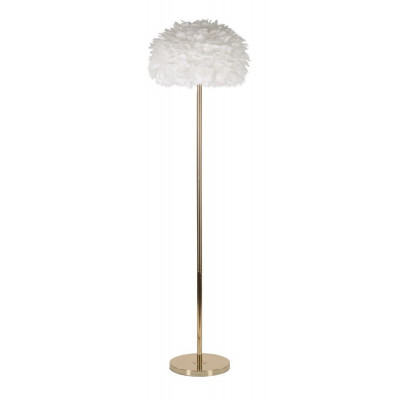 LAMPADA DA TERRA FEATHERS SLIM BIANCA CM Ø 43X170